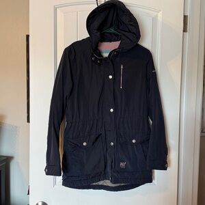 Abercrombie & Fitch Blue Jacket with Pink Logo
